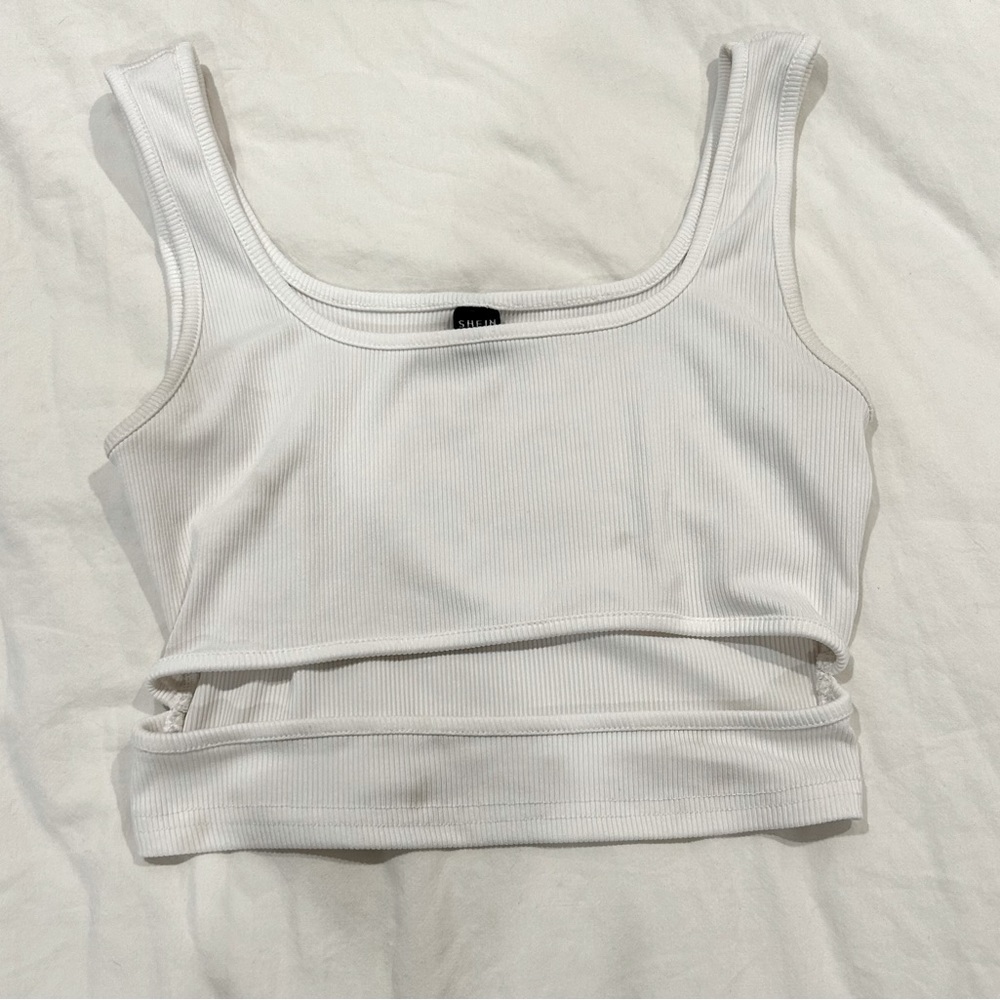 White tank top